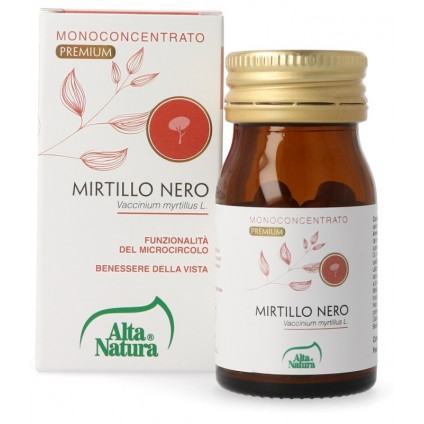 MIRTILLO NERO  60 COMPRESSE 450MG TERRANATA