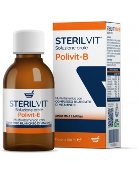 STERILVIT POLIVIT-B SOLUZIONE ORALE GUSTO MELA BANANA 100 ML