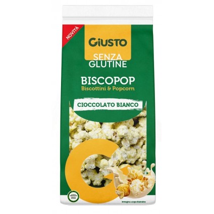 GIUSTO S/G Biscopop White 80g