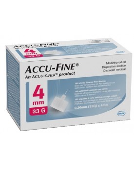 ACCUFINE Ago Ins.33g 4mm 100pz