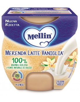 MELLIN MERENDA LATTE VANIGLIA 2 X 100 G