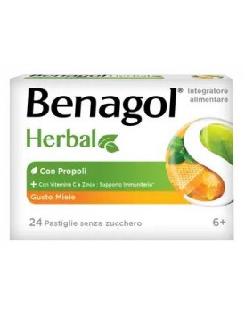 BENAGOL Herbal 24Past.Miele