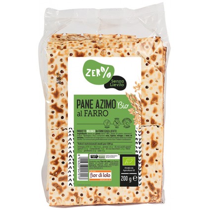 ZERO% G PANE AZZIMO FARRO 200G