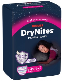 DRYNITES*Girl 27-57Kg L  9pz