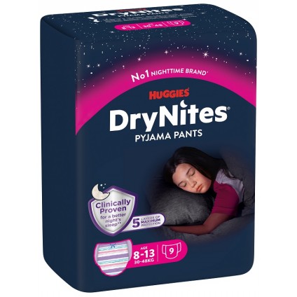 DRYNITES*Girl 27-57Kg L  9pz