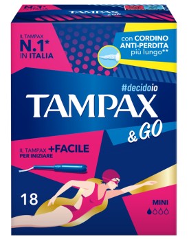 TAMPAX&GO Mini*18pz