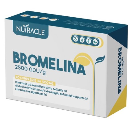 NUTRACLE BROMELINA 40Cpr 500mg