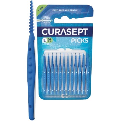CURASEPT PICKS Large 36pz