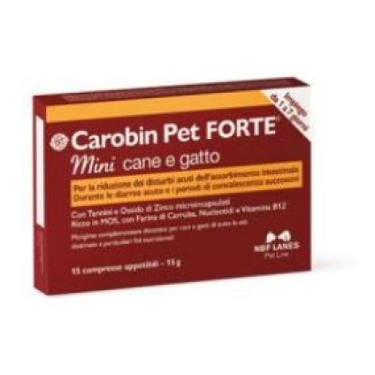 CAROBIN Pet Forte Mini 15 Cpr CAROBIN Pet Forte Mini 15 Cpr