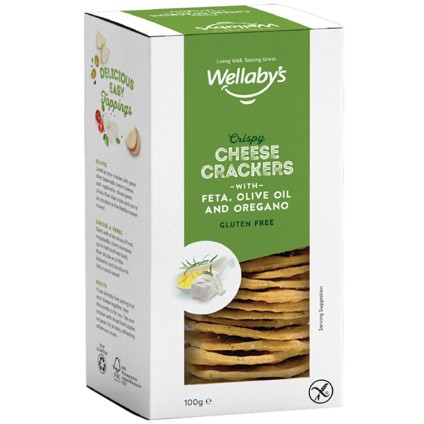 WELLABY'S Crackers Feta-Olive
