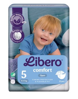 LIBERO Comf.5 MX 11-17Kg 22pz