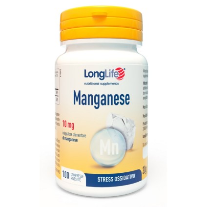 LONGLIFE MANGANESE 10mg100Cpr