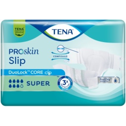 TENA Proskin Slip Super M 10pz TENA Proskin Slip Super M 10pz