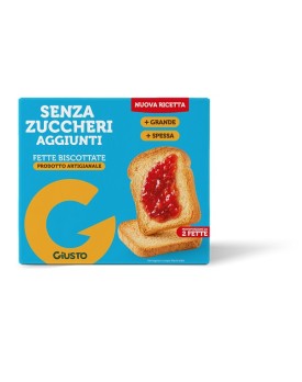 GIUSTO S/Z Fette Bisc.120g