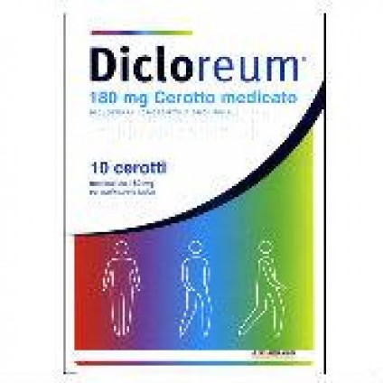 DICLOREUM ANTINFIAMMATORIO LOCALE*10 cerotti 180 mg