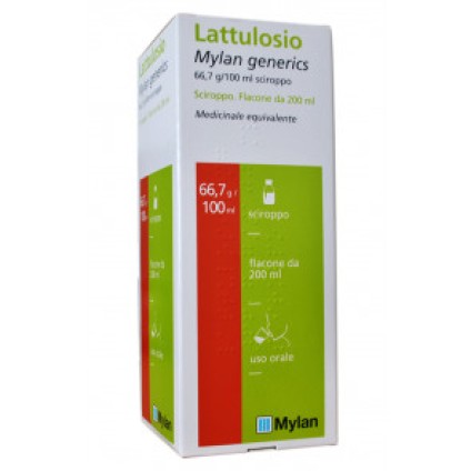LATTULOSIO (MYLAN GENERICS)*scir 200 ml 66,7 g/100 ml flacone