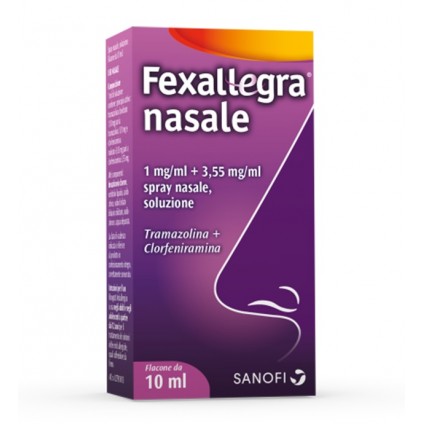 FEXALLEGRA NASALE*spray nasale 10 ml 1 mg/ml + 3,55 mg/mlml