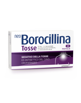 NEOBOROCILLINA TOSSE*20 pastiglie 10 mg + 1,2 mg