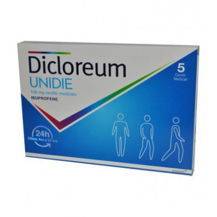 DICLOREUM UNIDIE*5 cerotti medicati 136 mg