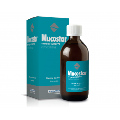 MUCOSTAR Sciroppo 5% 200ml