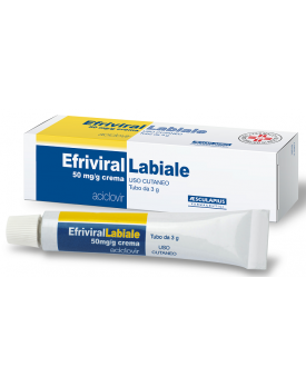 EFRIVIRAL Labiale Crema 5% 3g