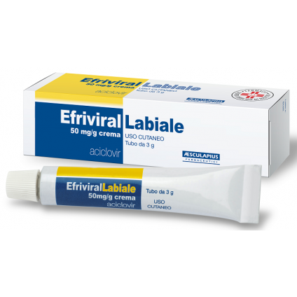 EFRIVIRAL Labiale Crema 5% 3g