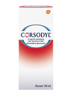 CORSODYL*SOLUZ 150ML 200MG/100