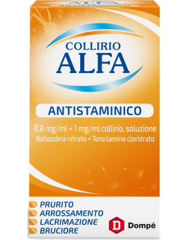 COLLIRIO ALFA ANTISTAMINICO*collirio 10 ml 8 mg/ml + 1 mg/ml