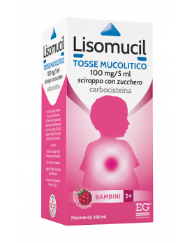 LISOMUCIL TOSSE MUCOLITICO*BB sciroppo 200 ml 100 mg/5 ml con zucchero