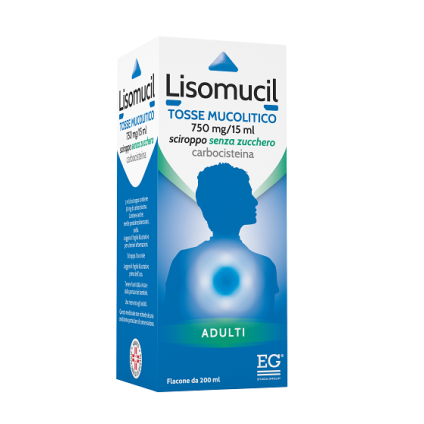 LISOMUCIL TOSSE MUCOLITICO*AD scir 200 ml 5% senza zucchero