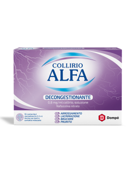 COLLIRIO ALFA DECONGESTIONANTE*10 monodosi collirio 0,3 ml 0,8 mg/ml