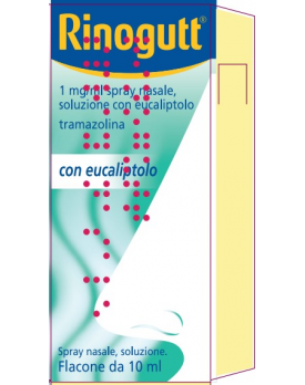 RINOGUTT*spray nasale 10 ml 1 mg/ml con eucaliptolo