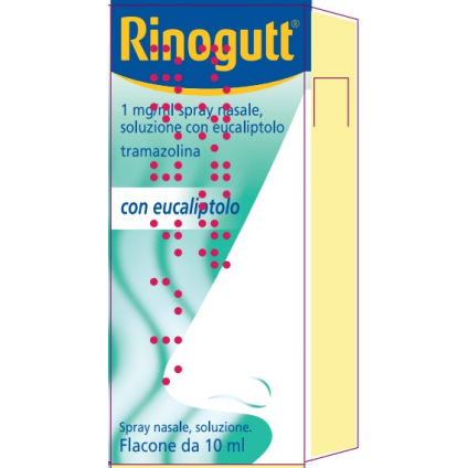 RINOGUTT*spray nasale 10 ml 1 mg/ml con eucaliptolo