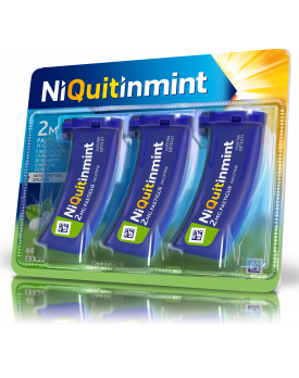 NIQUITIN Mini 60 Past.2mg