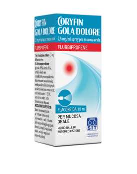 CORYFIN GOLA DOLORE*spray mucosa orale 15 ml 0,25%