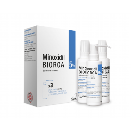 MINOXIDIL Sol.Cut.3fl.5%BIORGA