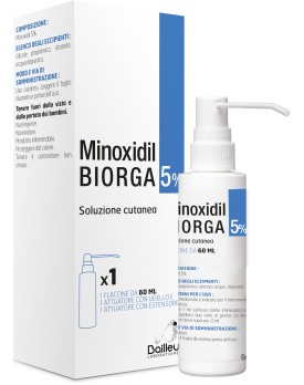 MINOXIDIL BIORGA*SOL CUT60ML5%