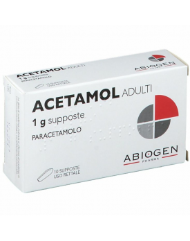 ACETAMOL*10 Supp.Adulti 1g