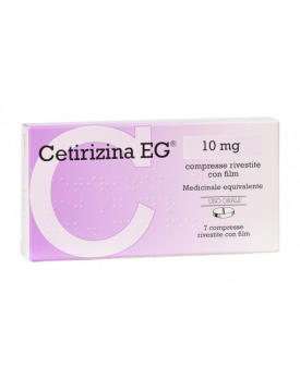 CETIRIZINA 10mg  7 Cpr EG