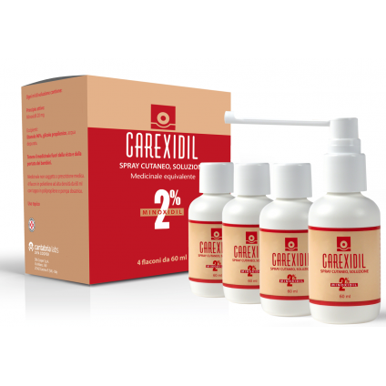 CAREXIDIL*2% Spy Cut.4x60ml