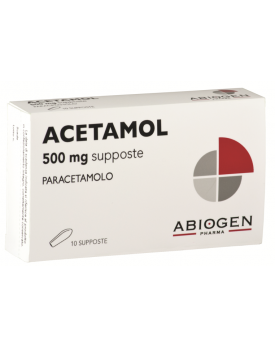 ACETAMOL*10 Supp.Bamb.500mg