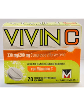 VIVIN C*20CPR EFF 330MG+200MG