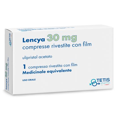 LENCYA 30mg 1 Cpr Riv. LENCYA 30mg 1 Cpr Riv.