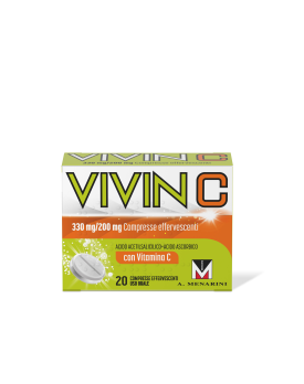 VIVIN C*20CPR EFF 330MG+200MG