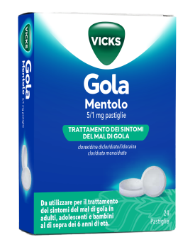 VICKS Gola 24 Past.Mentolo