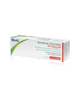 DICLOFENAC Gel 20mg/g 100gTEVA